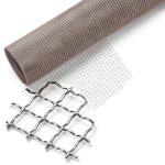 304 Stainless Steel Mesh Roll Generic 5 Mesh 1/4 Inch 16 in x 12ft-0
