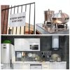 4PCS 304 Stainless Steel Sheets 4x4x0.04 Inch for Kitchen DIY Craft-4