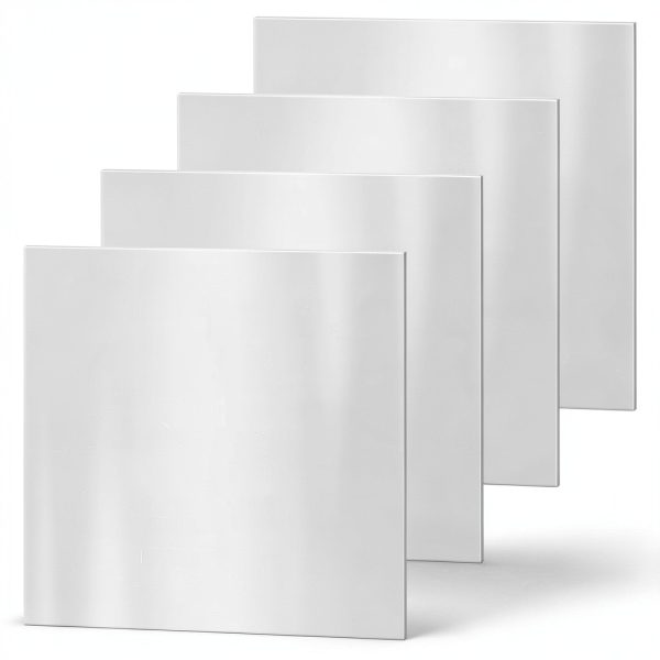 4PCS 304 Stainless Steel Sheets 4x4x0.04 Inch for Kitchen DIY Craft-0